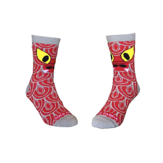 Drago the Fierce Red Dragon Socks -(Ages 0-7) from the Sock Panda