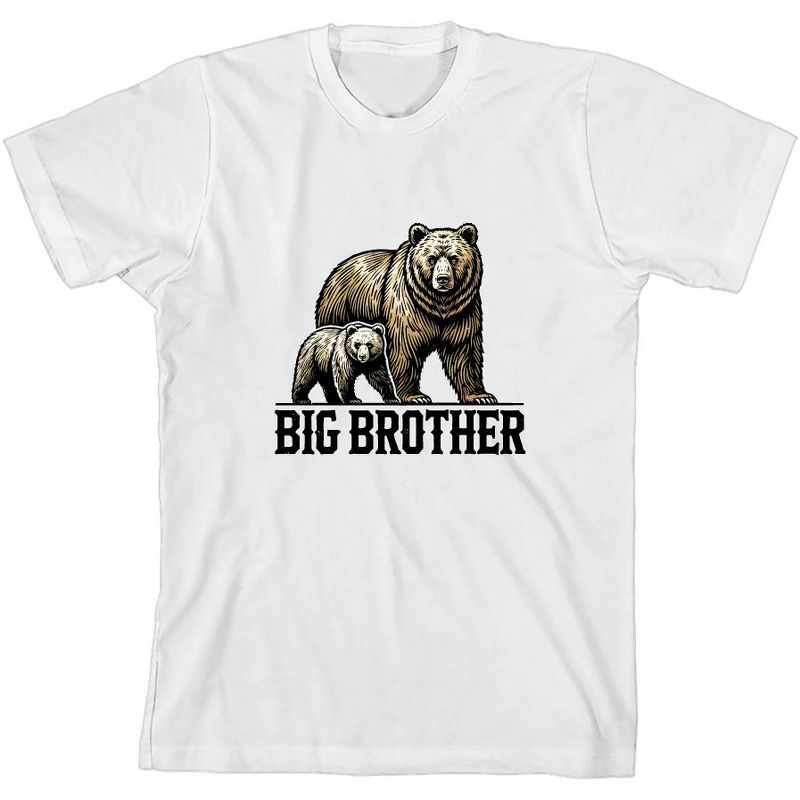 تي شيرت Big Brother Bears للأولاد برقبة دائرية وأكمام قصيرة