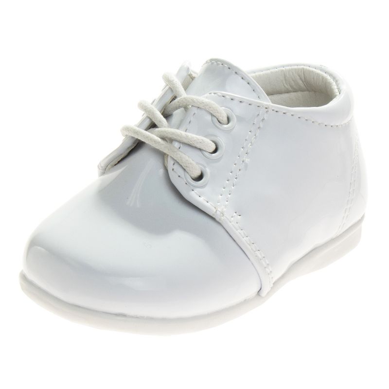 Josmo Baby Boys' First Walking Shoes Non Slip Lace up , Soft, Flexible, and Comfortable for All Day Wear (Infant/Toddler)