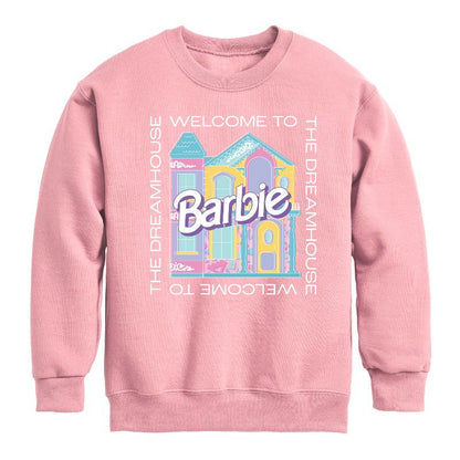 Boys' - Barbie - Welcome To The Dreamhouse Graphic Long Sleeve Fleece Sweatshirt
