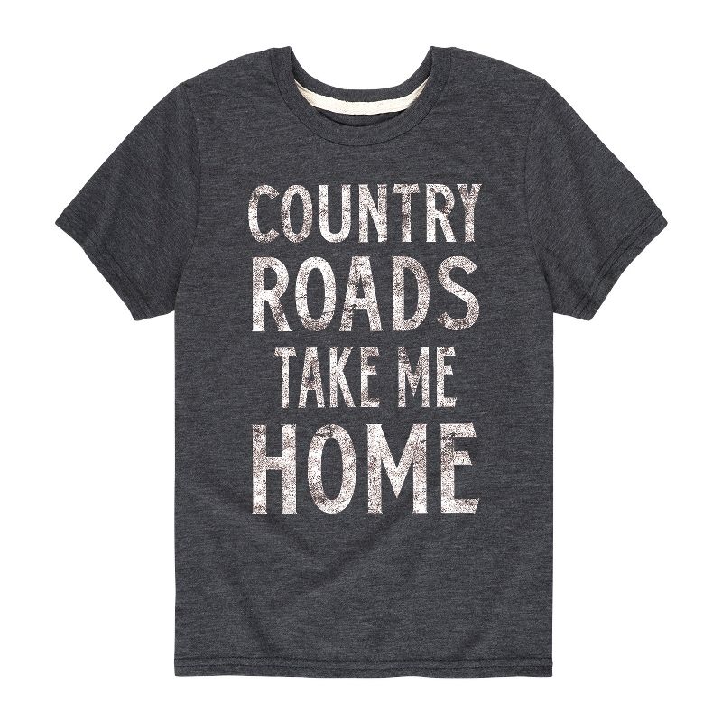 Boys' - Country Casuals - Country Roads Take Me Home Short Sleeve Graphic T-Shirt