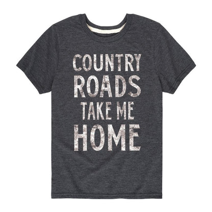 Boys' - Country Casuals - Country Roads Take Me Home Short Sleeve Graphic T-Shirt