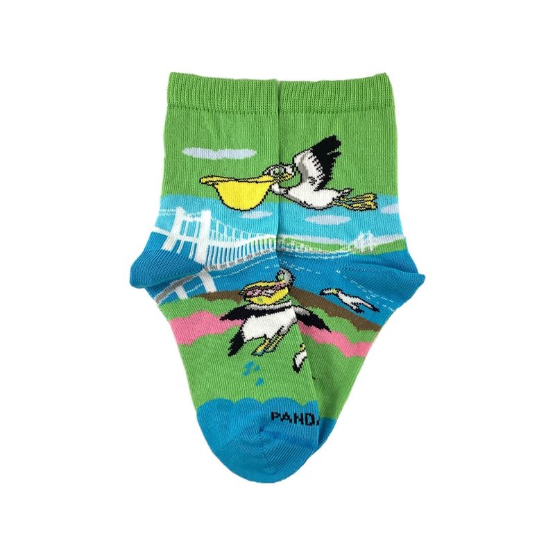 Pelican Flying Over The Bridge Sock - from the Sock Panda (Ages 3-7)