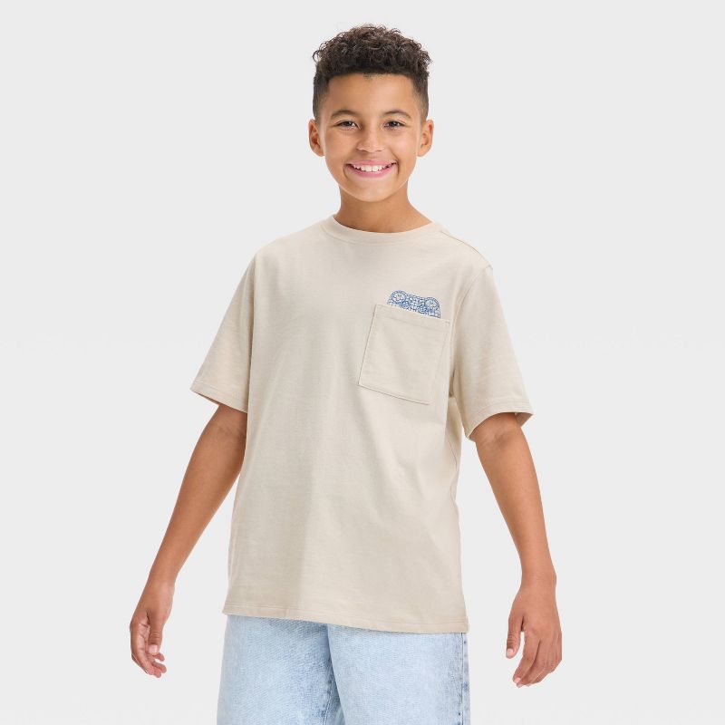 Boys' Short Sleeve Front Pocket T-Shirt - art class™