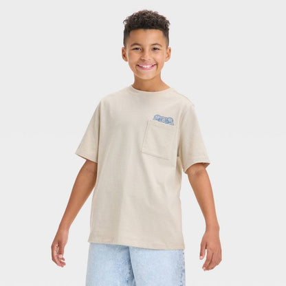 Boys' Short Sleeve Front Pocket T-Shirt - art class™