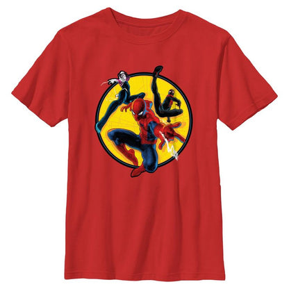 Boys Marvel: Spider-Man Superhero Team T Shirt