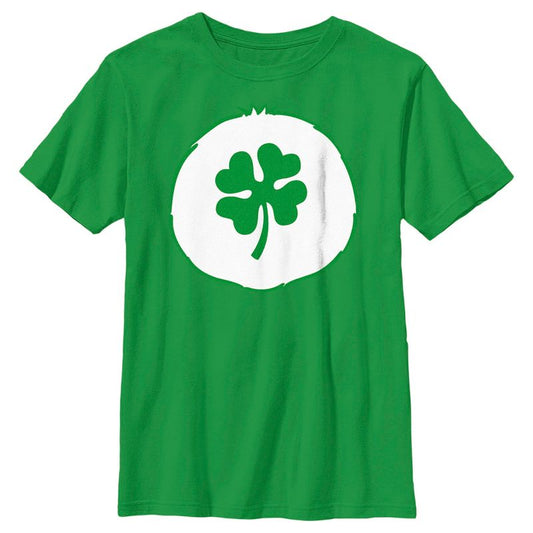 Boy's Care Bears St. Patrick's Day Good Luck Bear Emblem T-Shirt