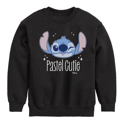 Boys' - Disney - Lilo & Stitch Graphic Long Sleeve Fleece Sweatshirt