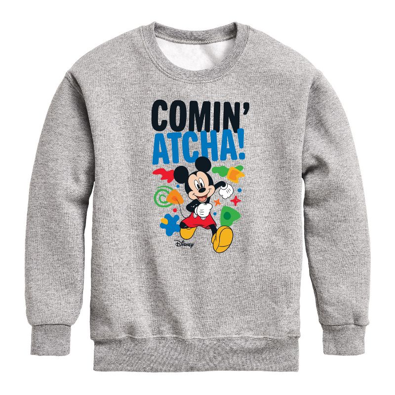 Boys' - Disney - Comin' Atcha Graphic Long Sleeve Fleece Sweatshirt