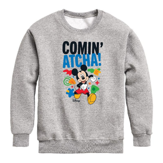 Boys' - Disney - Comin' Atcha Graphic Long Sleeve Fleece Sweatshirt