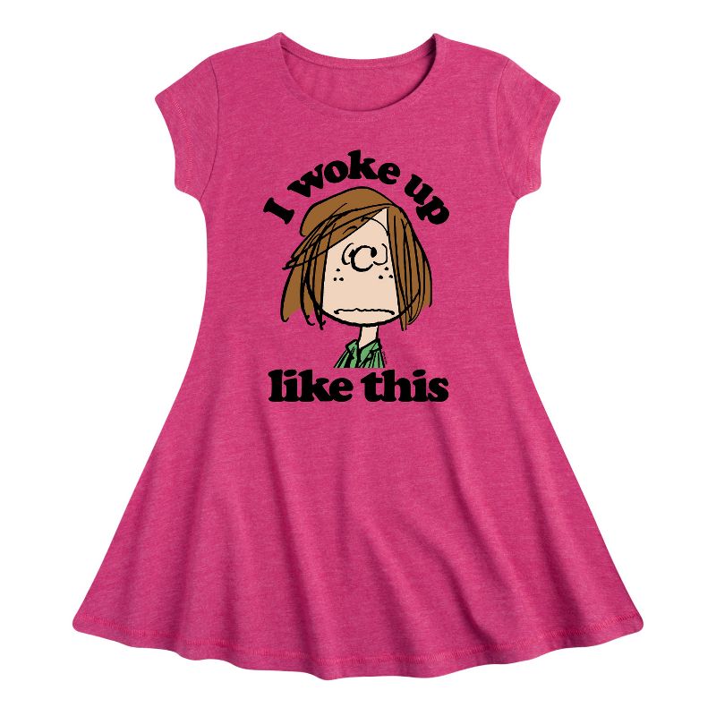 فستان بأكمام قصيرة من مجموعة "باتي آي ويك أب ليك" للفتيات - بينتس