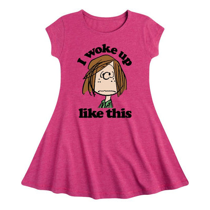 فستان بأكمام قصيرة من مجموعة "باتي آي ويك أب ليك" للفتيات - بينتس