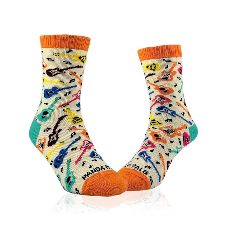 Guitar Pattern Socks - from the Sock Panda (Ages 3-7)