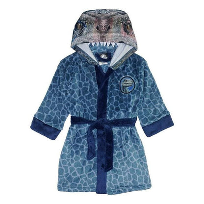 Jurassic World Boy's Raptor Dinosaur Costume Plush Fleece Robe