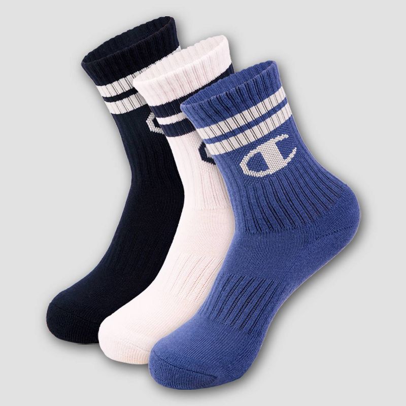 Champion Boys' 3pk Crew Socks