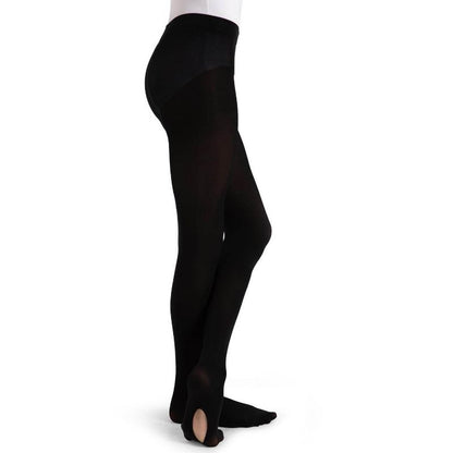 Capezio Ultra Soft Self Knit Waistband Transition Tight - Girls & Toddler