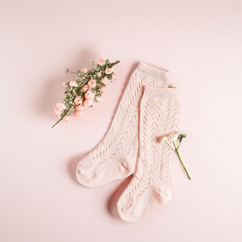 Little Love Bug Crochet Knee High Socks 2 Pack