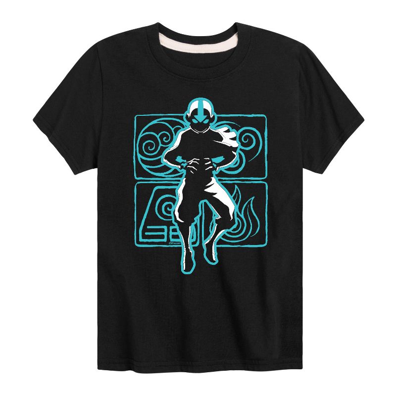 Boys' - Avatar: The Last Airbender - Aang Airbending Short Sleeve Graphic T-Shirt