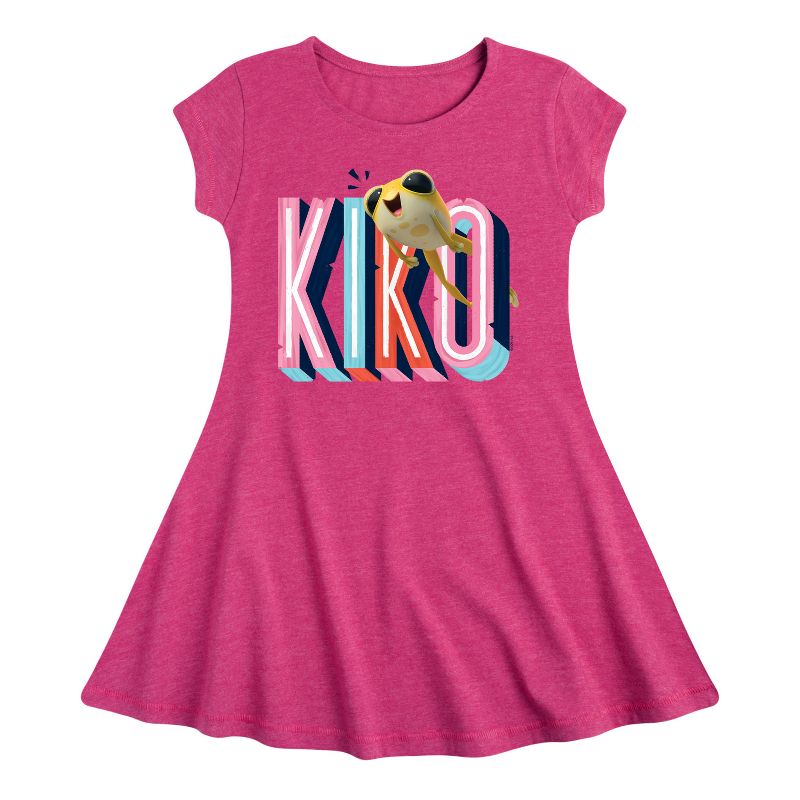 Girls' - Santiago of The Seas - Kiko Fit & Flair Cap Sleeve Dress