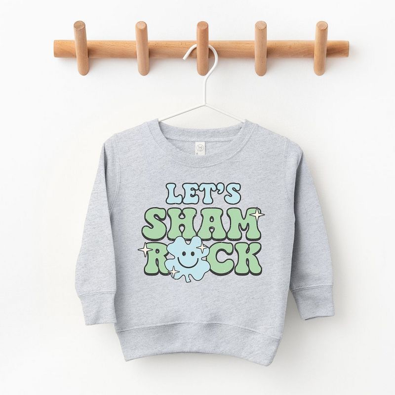 The Juniper Shop Let's Shamrock Toddler Graphic Sweatshirt