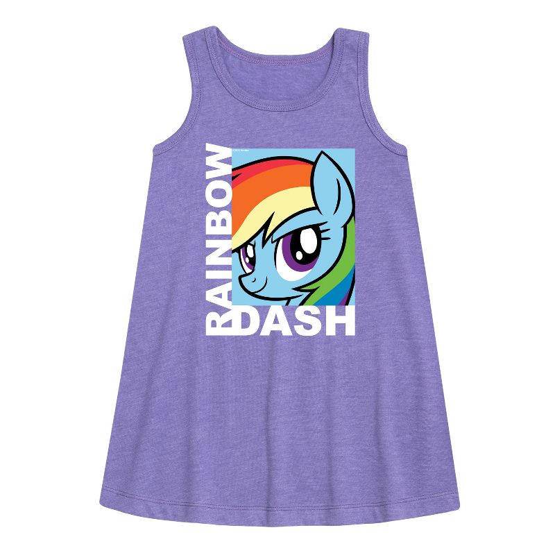 فستان ألين بدون أكمام برسومات قوس قزح من ماي ليتل بوني للبنات