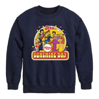 Boys' - The Brady Bunch - The Brady Kids Graphic Long Sleeve Fleece Sweatshirt