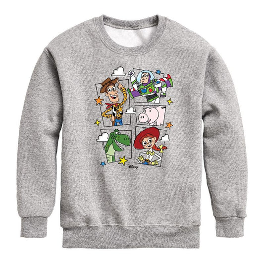 Boys' - Disney - Toying Around Graphic Long Sleeve Fleece Sweatshirt
