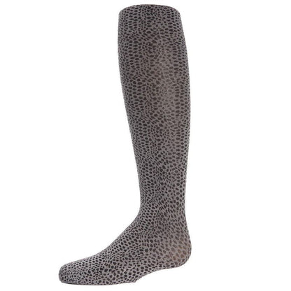 Memoi Girls' Leaping Leopard Opaque Nylon Tights