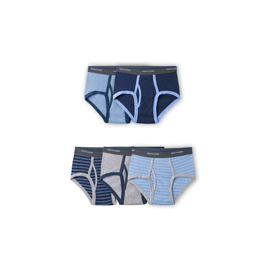 Fruit Of the Loom Boys' Fashion Briefs,5 pack