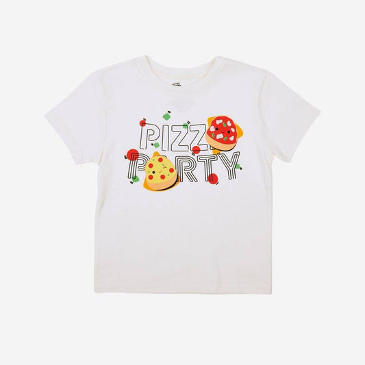 Boys' Squishmallows Pizza Party Short Sleeve Graphic T-Shirt - Beige