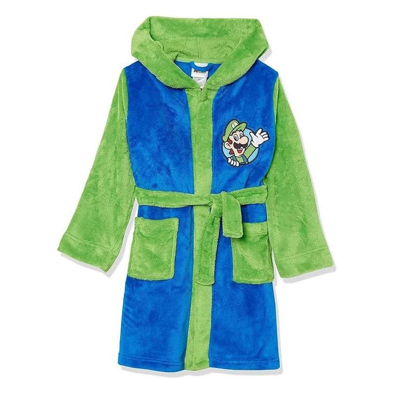 Super Mario Bros. Boys Costume Plush Fleece Robe