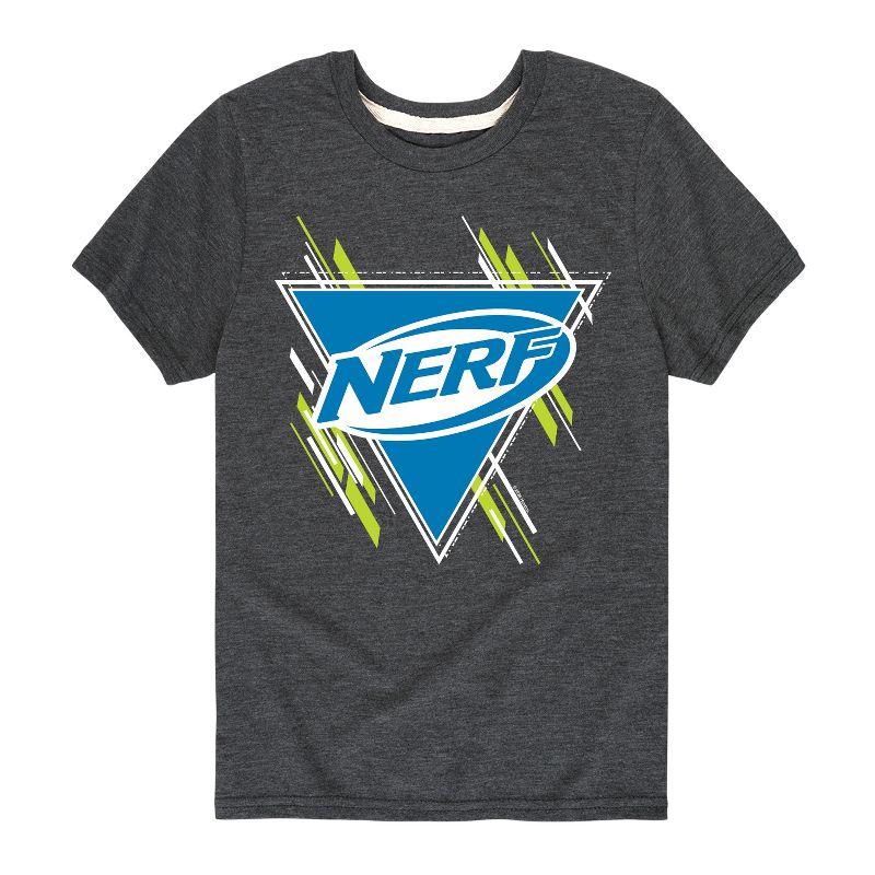تي شيرت جرافيكي بأكمام قصيرة وشعار مثلث للأولاد من NERF