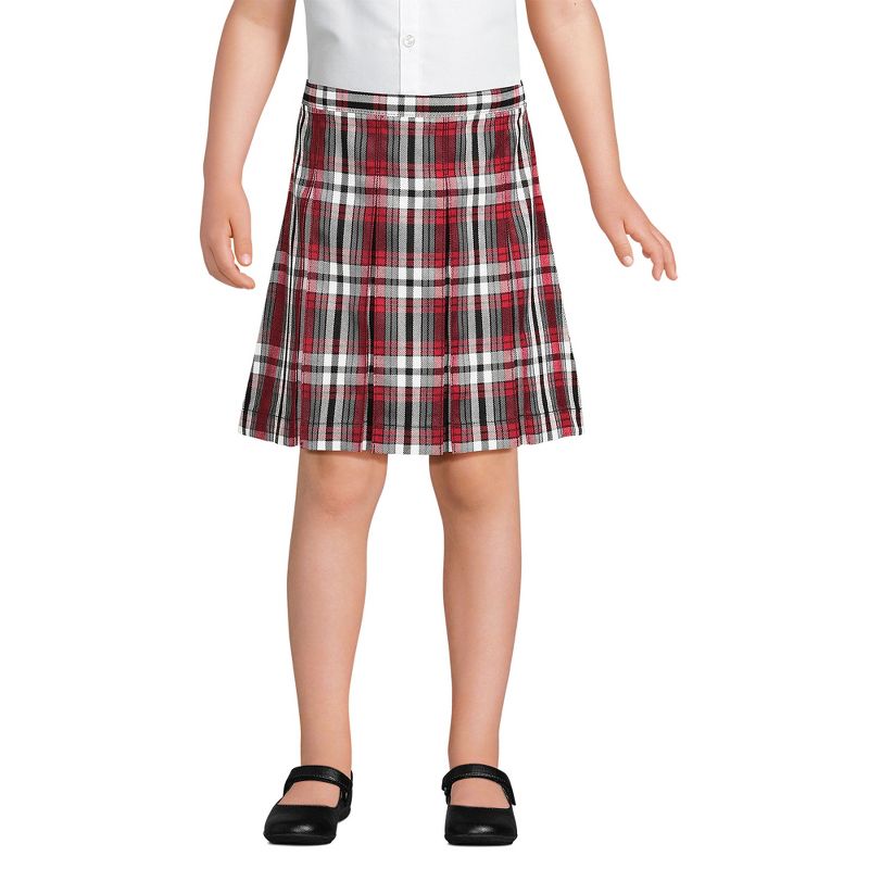 Lands' End School Uniform Kids Plaid Box Pleat Skirt Top of the Knee (Part 2)