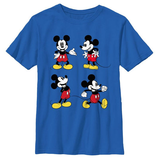 تي شيرت ميكي وأصدقاؤه وأربعة فئران ريترو للأولاد
