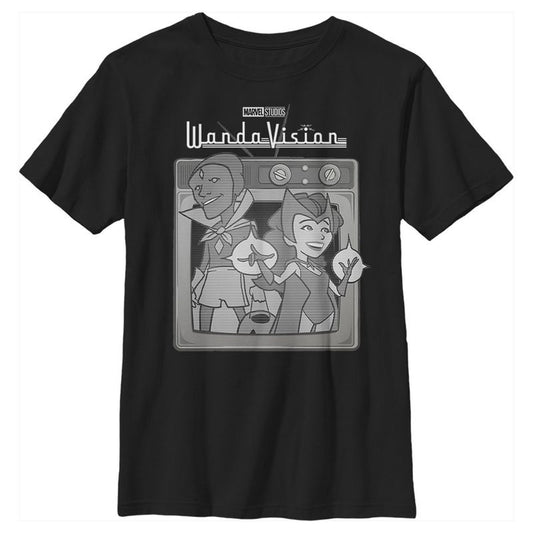 Boy's Marvel WandaVision Vintage TV T-Shirt