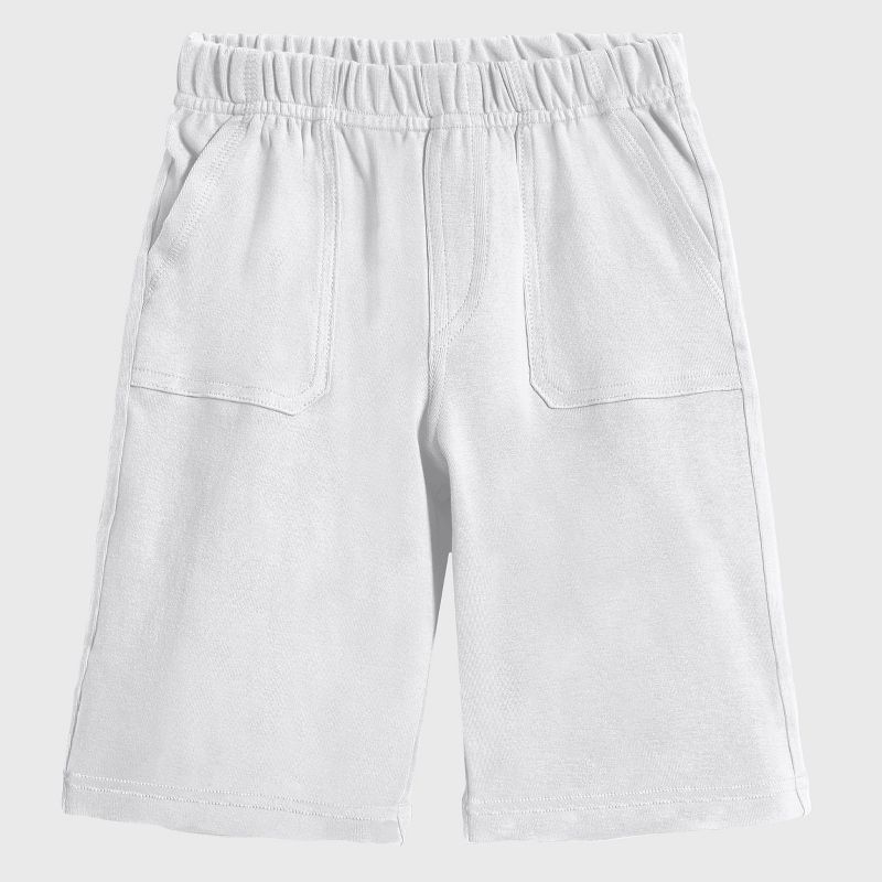 شورت جيرسي ناعم من City Threads للأولاد مصنوع من القطن بعامل حماية من أشعة الشمس فوق البنفسجية 50+ بثلاثة جيوب - صنع في الولايات المتحدة الأمريكية (الجزء الثاني)
