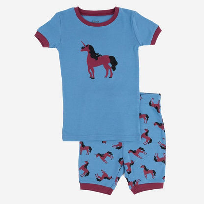 Leveret Kids Cotton Short Pajamas - Classic Prints