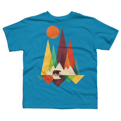 تي شيرت بتصميم الدب الجبلي من راديومود للأولاد