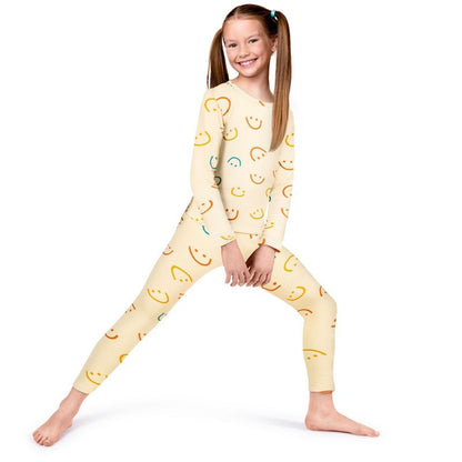 Rocky Thermal Underwear for Girls, Long Johns Fleece Lined Set, Shirt & Pants, Base Layer