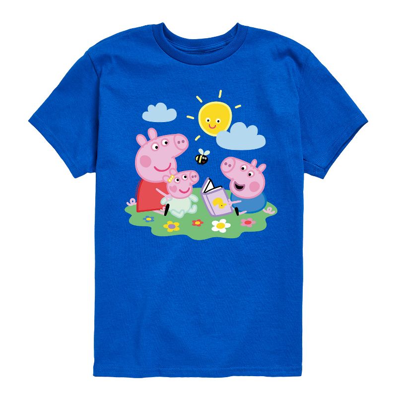 تي شيرت جرافيكي بأكمام قصيرة للأولاد - بيبا بيغ - بيبا جورج بيبي ريتريفر