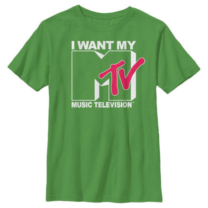 Boy's MTV I Want My Music Television T-Shirt