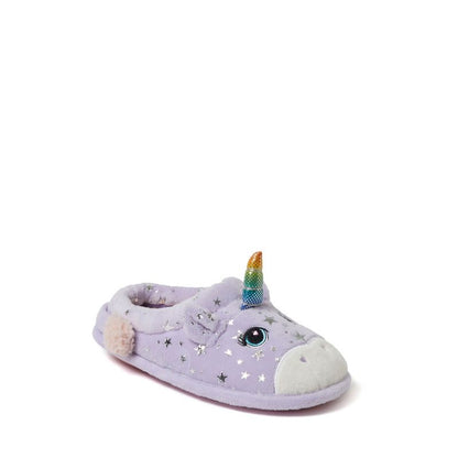 Dearfoams Kid's Peyton Animal Slip-On Clog House Slipper