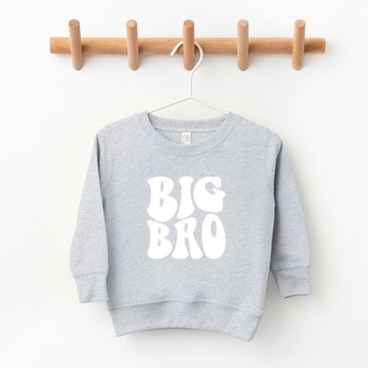 The Juniper Shop Big Bro Wavy Toddler Graphic Sweatshirt