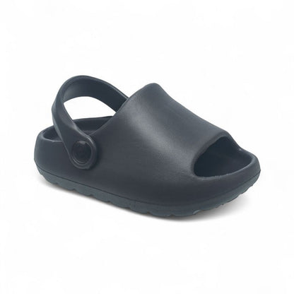 Aeropostale Toddler Cloud-Foam Slide Sandals with Pivot Heel Strap – Lightweight EVA Water-Friendly Clogs for Boys & Girls