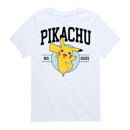 تي شيرت جرافيكي بأكمام قصيرة للأولاد - بوكيمون - بيكاتشو كوليجيت