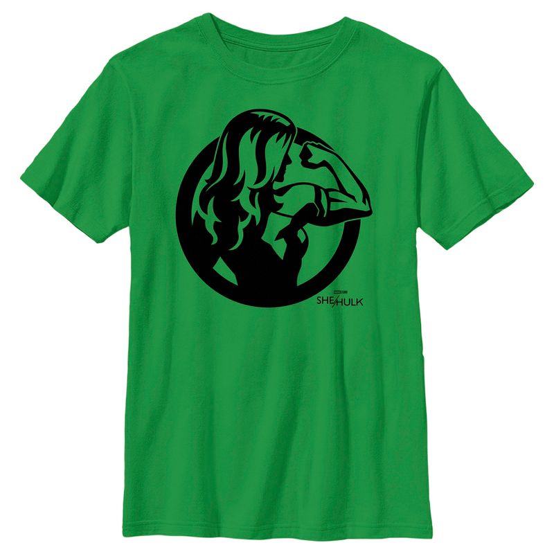 تي شيرت She-Hulk: Attorney at Law Flex Icon Outline للأولاد