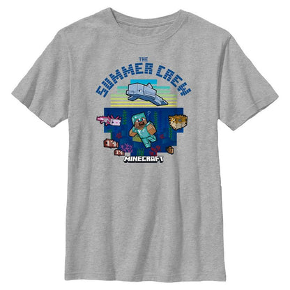 Boys Minecraft The Summer Crew T Shirt