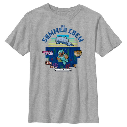 Boys Minecraft The Summer Crew T Shirt