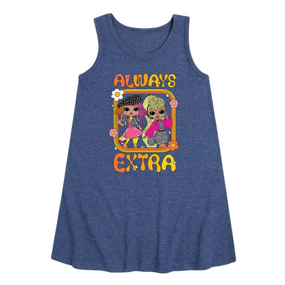 Girls' - LOL Surprise! - Always Extra Graphic Sleeveless Aline Dress