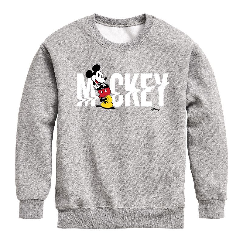 Boys' - Disney - Mickey & Friends Graphic Long Sleeve Fleece Sweatshirt